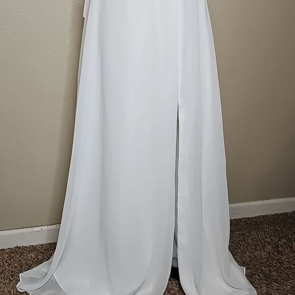 NWT AZAZIE Rylee Ivory White A10 Maxi Dress - Picture 6 of 11